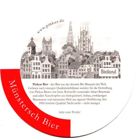 mnster ms-nw pinkus rund 1b (205-mnstersch bier-schwarzrot) 